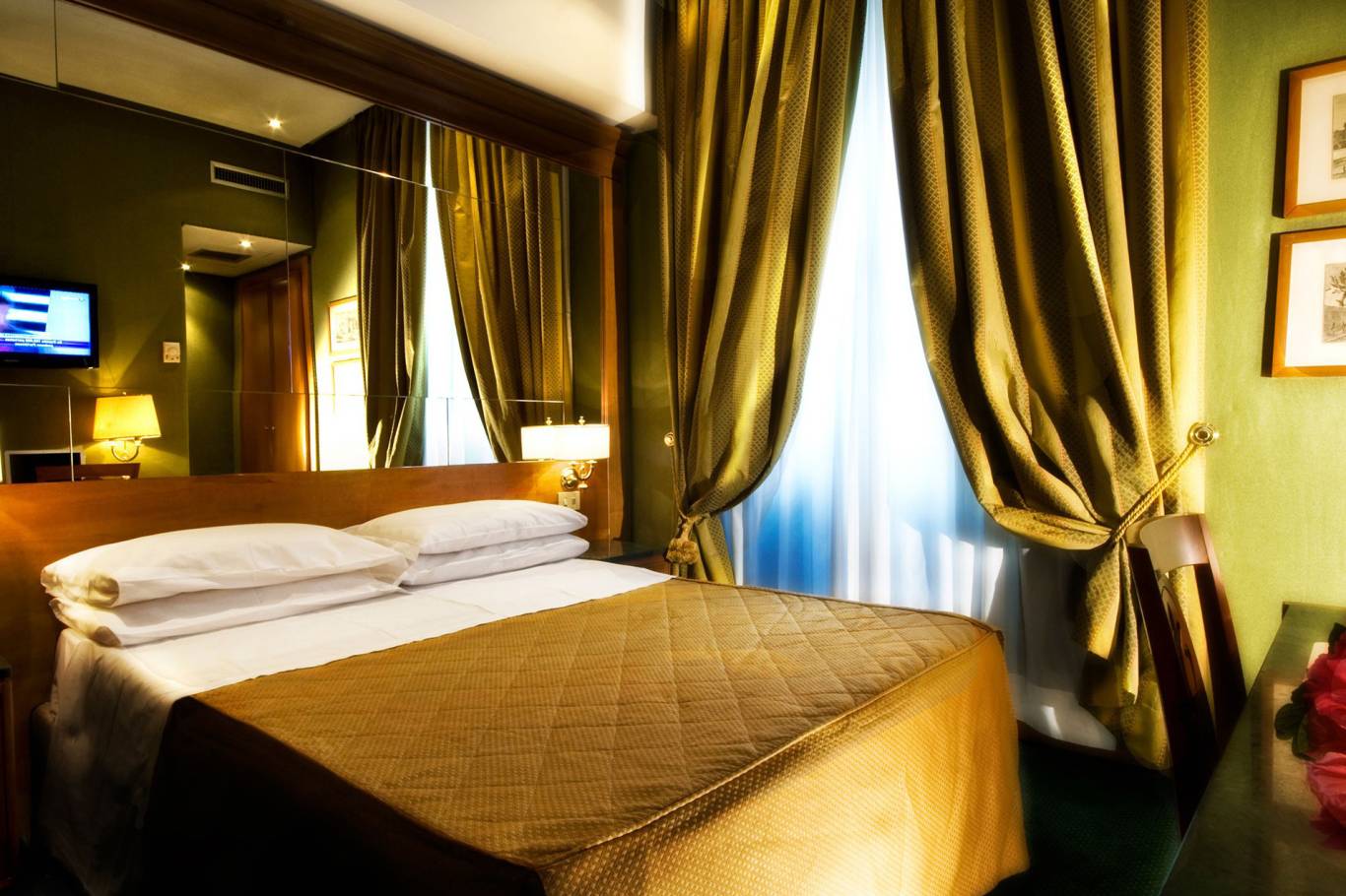 ホテルモルガナローマ-快適な部屋-